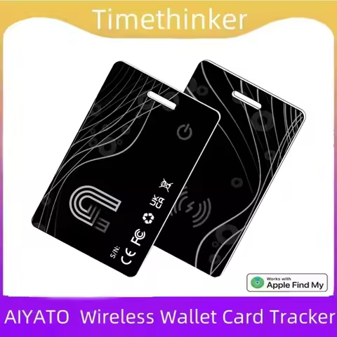 GPS Tag Wallet Location Tracker Card Airtag Wireless Charging GPS Smart Tag Work with Apple Find My 