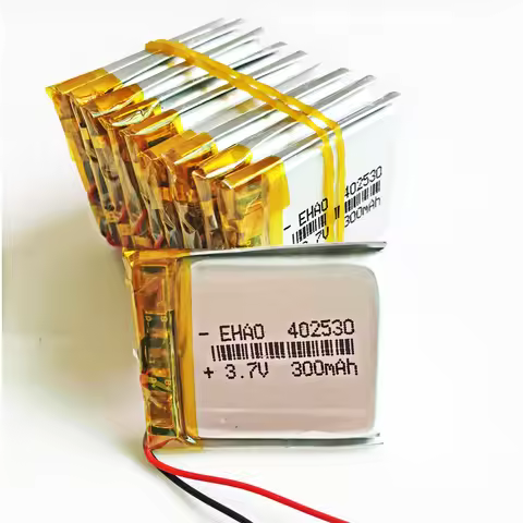 Lot 10 PCS 3.7V 300mAh LiPo Rechargeable Battery 402530 For Camera Electronic Part Bluetoot Recorder