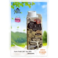 Farm Fresh UHT Soy Milk / Susu Soya Original 200ml x 24 Packs