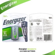 energizer 9v Rechargeable battery 1/pack 9V battery