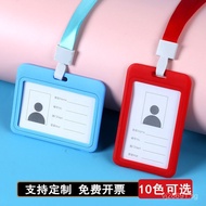 Card Holder Lanyard Badge Holder Double-Sided Badge Holder High-End Badge Elementary School Badge Tr