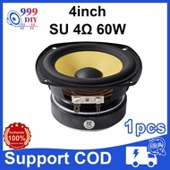 Pembesar Suara 999DIY SU 4 inches 4Ω 60W 4”Midrange Speaker 4inch speaker 4inch bass subwoofer full 