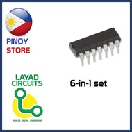 6 pieces Logic Gates IC 7400 7402 7404 7408 7432 7486 HC series CMOS Logic Circui
