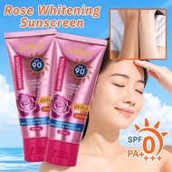 Lbls Rose Sunscreen Cream Spf 90+ High Protection  Sunscreen Sensitive Skin Refreshing Sun Control C