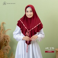 Hijab Arrafi AR 575 Bergo Instant Hijab Veil Marron Dusty Gold MedPink