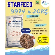 9974 (20KG) Dedak Makanan Ikan Timbul Jenama Starfeed