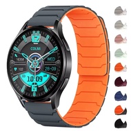 Tali Silikon Magnetik 22mm 20mm Untuk Jam Pintar COLMI i28 Ultra Sport Band Untuk COLMI C8 Max/P76/P
