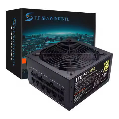 PC Power Supply 850W Gold Modular Gaming PSU For PC Desktop Power Supply