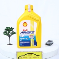 Shell Advance AX5 4T SAE 15W-40 800ml  API SL JASO MA2 Oli Motor Manual Mesin Bensin Pelumas Premium