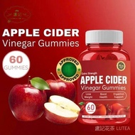 BIYODE Apple Cider Vinegar Gummies 5000mg setiap hidangan Vitamin B9 Vitamin B12 Makanan Tambahan 60