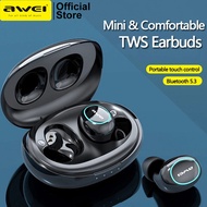 Awei T60 In-Ear Mini Earbud Wireless Bluetooth Earphone Stereo Wireless Sports Earbuds with HD Microphone
