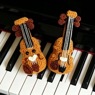 鈎織小提琴公仔