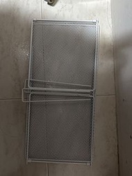 可伸縮廚房置物架 白色