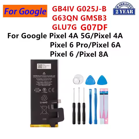 Brand New GB4IV G025J-B G63QN GMSB3 GLU7G G07DF For HTC Google Pixel 4A 5G Pixel 6 Pro 6A Pixel 8A M