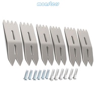 Mon 6Pcs Slab Clamping Dogs for Woodworking Tool Pinch Dogs Router Sled