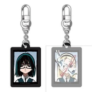 VIVINOS Anime Keychain Women Alien Stage Acrylic Key Chain Man Funny Key Ring Pendant Ornament Acces