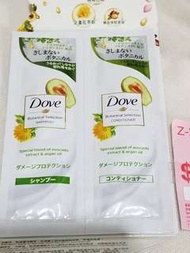 DOVE 日本植粹防斷髮洗頭水，護髮素連$15現金劵