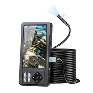 [LIS1] 1080P Sewer Inspection Camera with Dual Lens 5 Inch IPS Screen Monitor Borescope LED Fill Lig