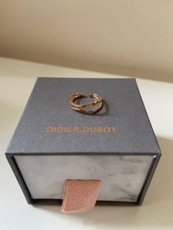 Didier Dubot 14K rose gold open ring