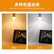 E14 Screw Small Bulb C37 Candle Holder Crystal Lamp Bulb White Light Warm Light Super Bright led Ene