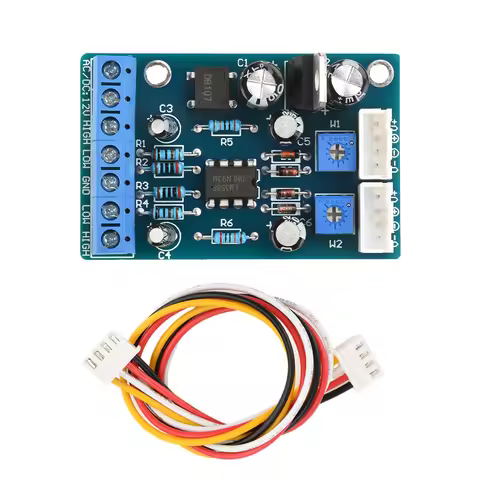 AC/DC12-15V VU Meter Driver Board Amplifier Pre-Stage Tube Amplifier DB Meter Level Meter Driver Mod