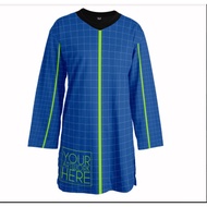 Muslimah T Shirt Labuh Lengan Panjang Long Sleeves MOCKUP