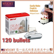 【WUCHT】120 X MOSA CREAM CHARGERS 8G X 120 BULBS / Mosa N2O Cream Chargers 8g