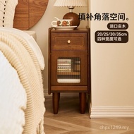 Lock Bedside Table Bedroom Style Bedside Table Storage Small Apartment Cabinet Gap Modern Simple Rub
