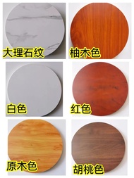 Foldable round Dining Table Top Paulownia Wood Solid Wood Dining Table Large round Table Surface Rea