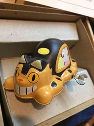 絕版 限量 日本 龍貓 貓巴士 Totoro 鐵皮 上鍊 懷舊 經典 玩具 vintage rare wind up toy cat bus