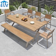 Terrace Outdoor Villa Chair Cafe Courtyard Dining Chair European Table Chair Sunscreen Garden Househ