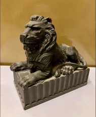 懷舊 70年代 香港滙豐銀行 匯豐銀行 HSBC 獅子錢罌 塑膠製品 儲金箱