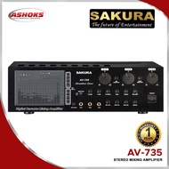 Sakura Amplifier AV 735 Stereo Mixing Amplifier