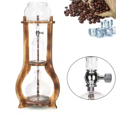 Ice dutch coffee drip pot/ water drip brew coffee maker for 6cups/ice cold coffee pot/cold brew coff