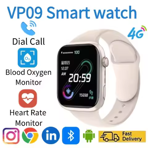 Innovative VP09 Smartwatch 4G 5G Dual SIM Android OS GPS Navigation WIFI Connection 8MP Camera Googl
