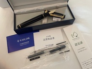 Sailor professional gear fountain pen 21k M medium nib 寫樂 墨水筆 鋼筆 21k金 中字 金筆