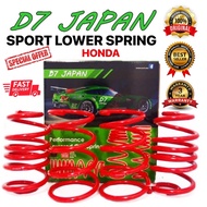 D7 SPORT SPRING ACCORD CIVIC CITY JAZZ HRV STREAM BRV ODYSSEY EG EK RB1 FC FD ES GK GE GD SX8 SM4 SV