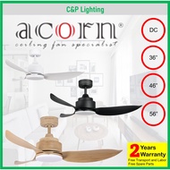 ACORN Fantasia DC-356 36"/46''/56'' CEILING FAN with LED Light (RGB) and remote