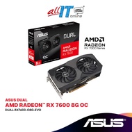 ASUS Dual Radeon RX 7600 OC Edition 8GB GDDR6 Graphics Card | DUAL-RX7600-O8G-EVO