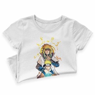 Naruto Power Anime Manga Ninja Baby Cotton Shirt Kemeja Kanak Lelaki Baju Budak Viral Perempuan Kana