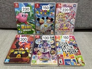 Switch game -星之卡比-Tsum Tsum- 光之美少女 -寶可夢朱 -Disney Magic Castle 2 -Just dance 202