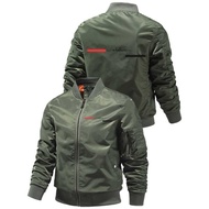 Spring/Autumn New Arrival Mens MA1 Air Force Pilot Jacket Solid Color Biker Coat Sport Casual Top Fa
