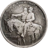 Ready stock30mm 1925 Ishiyama North South America Horse Riding Coin Copper Coin Coin 50 Dollars Play