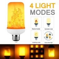 E27 Led Flame Light Bulbs 4 Modes Party Led Flame Effect Light Si