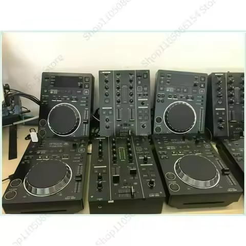 350 disc player set CDJ350 with DJM350 mixer PIONEER is in good condition 95 new
