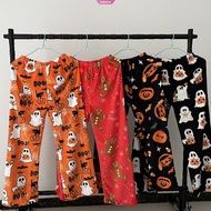 2026 New Anime Plush Sleepwear Pants Cartoon Casual Halloween Sleepwear Warm Home Clothes Couple Sle