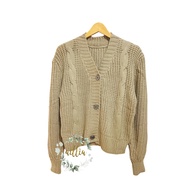AILLIA Thick Knit Cable Cardigan 3 Get Knit Cardigan