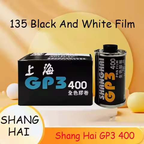 1-10Rolls ISO 400 Negative Film SHANGHAI GP3 400 36Exp 135 Black And White Film For Fujifilm/Kodak F