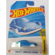 Hotwheels Porsche 911 Carrera Clip/A Attache Biru 25Q