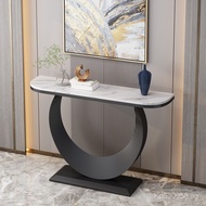 Entryway Table Light Luxury Simple Entryway Rock Slab Entryway Table Decoration Modern Sales Office 